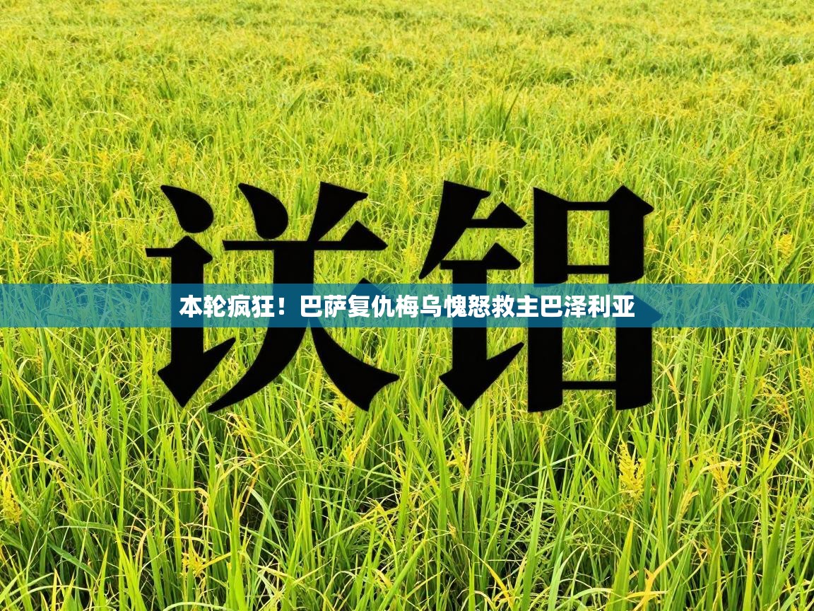 本轮疯狂！巴萨复仇梅乌愧怒救主巴泽利亚