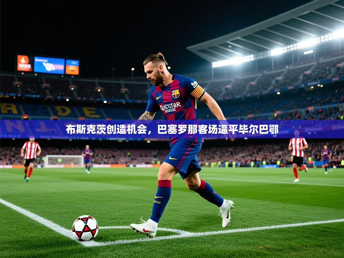布斯克茨创造机会，巴塞罗那客场逼平毕尔巴鄂